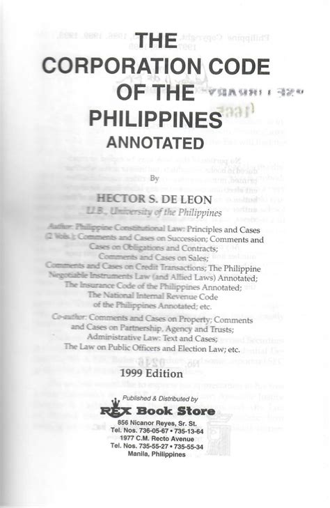 de leon corporation code