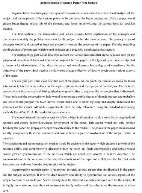 debate thesis examples