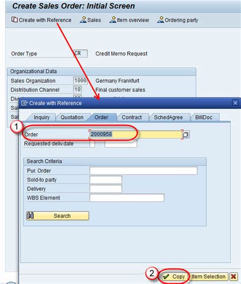 debit note and credit note tcode in sap