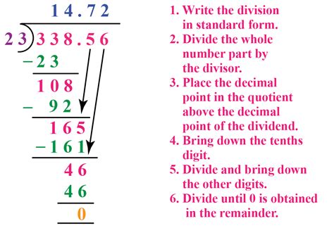decimal division examples with answers