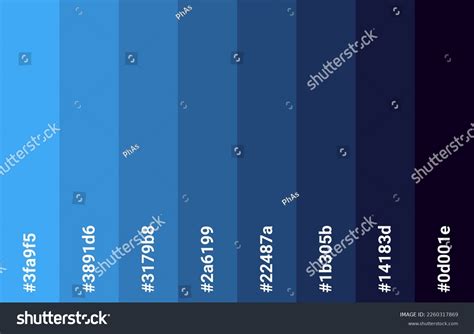 deep blue color palette code