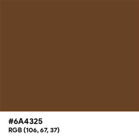 deep brown color hex code