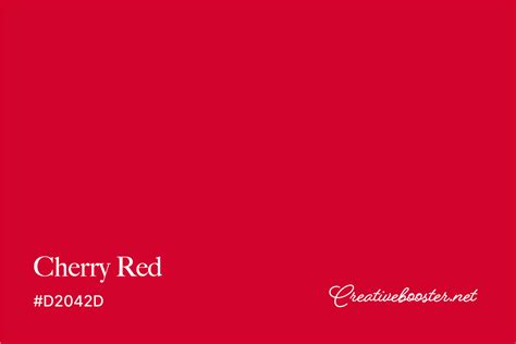 deep cherry red color code
