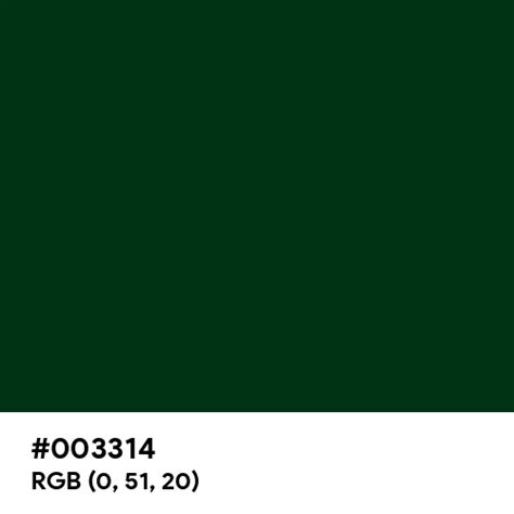 deep forest green color code