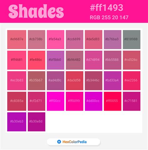 deep pink color code