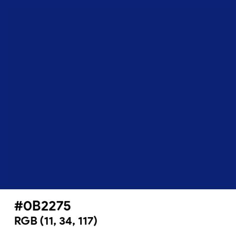 deep rich blue color code