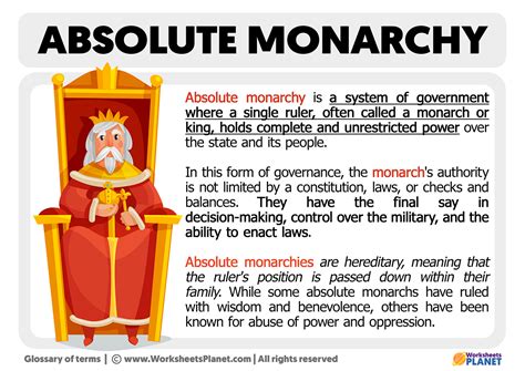 def of absolute monarchy