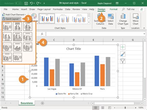 default chart type in microsoft excel