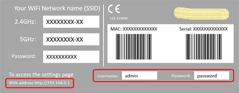 default router username