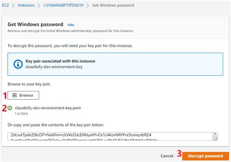 default username and password for windows ec2 instance