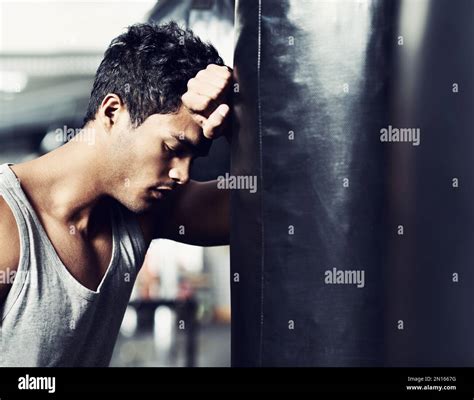 defeated man stock image
