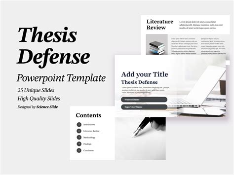 defense presentation template
