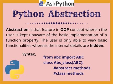 define abstraction in python with example