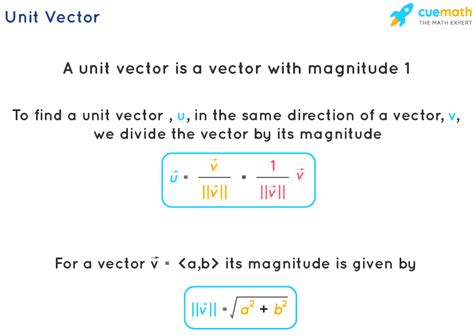 define and explain unit vector class 11