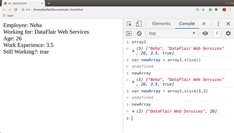define array variable in javascript