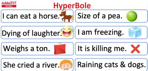 define hyperbole with 2 example