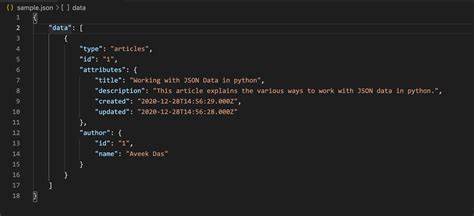 define json structure python