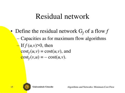 define network flow algorithm
