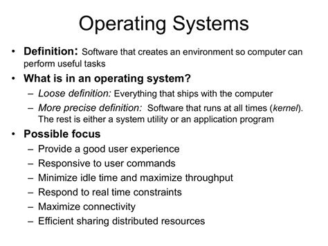 define operating system in computer class 10