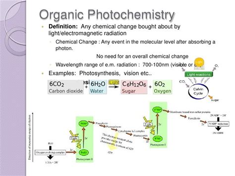 define photochemistry with example