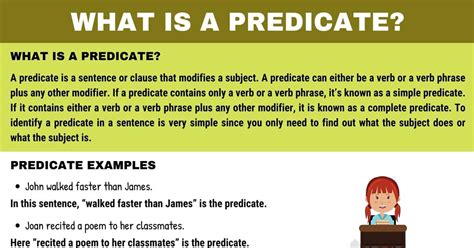 define predicate with examples