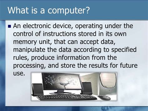 define presentation computer