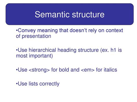 define semantic structure
