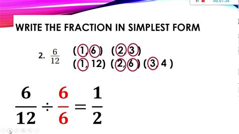 define simplest form in math