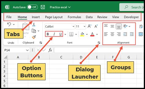 define the term ribbon in ms excel