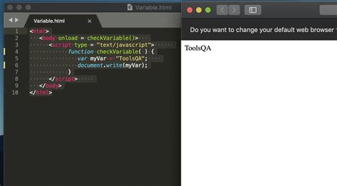 define variable in javascript