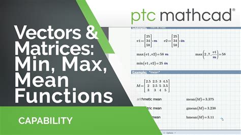 define vector mathcad
