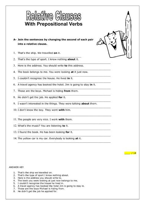 defining relative clauses with prepositions exercises