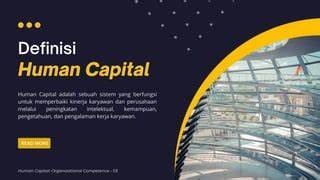 Definisi Human Capital