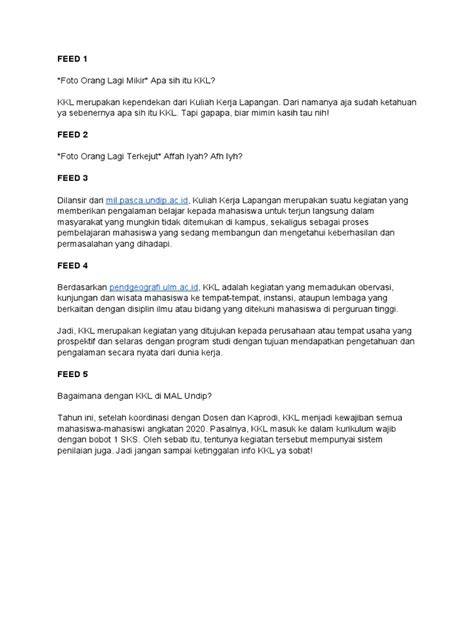 definisi kkl