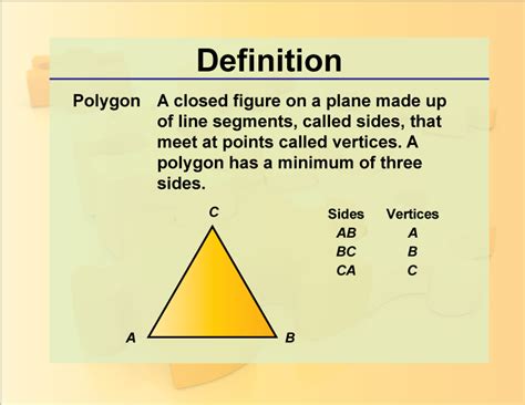 definition of a polygon in math