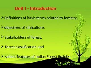 definition of basic terms related to forestry in hindi