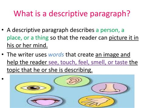 definition of descriptive paragraph