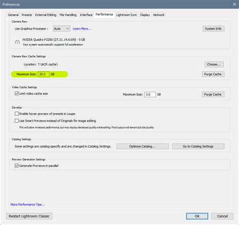 delete adobe camera raw cache