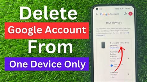 delete app from one device only