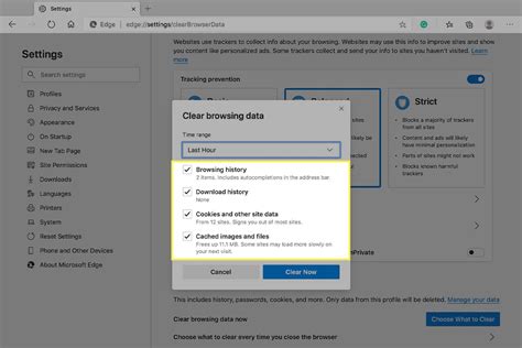 delete internet data