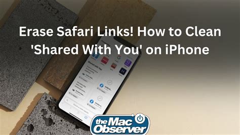 delete shared links iphone