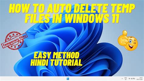 delete temp files automatically windows 11