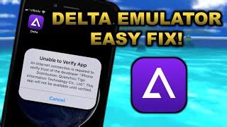 delta emulator not working