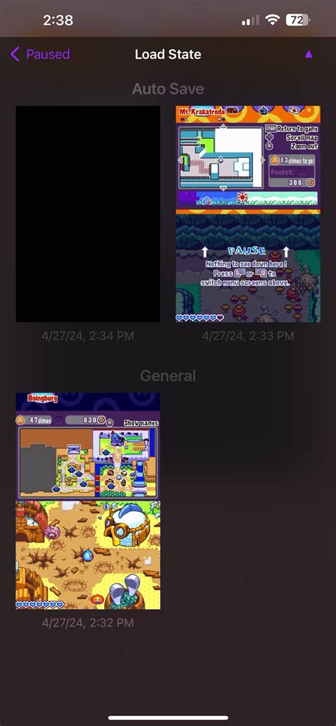 delta emulator save state not working