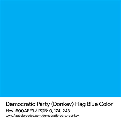 democrat blue color code