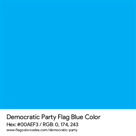 democrat blue hex code