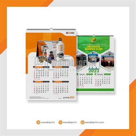 desain kalender custom