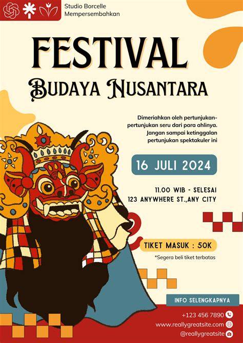 desain poster acara