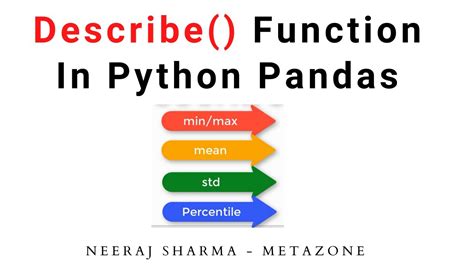 describe function in python pandas