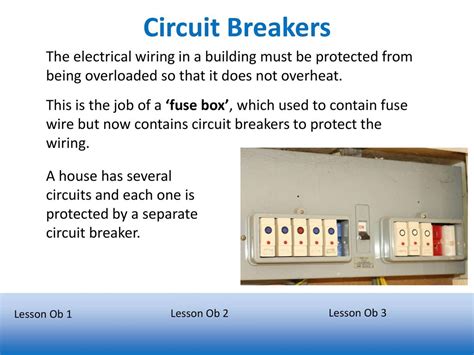 describe the function of fuses and circuit breakers